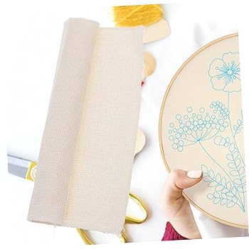 Amazon | ARTSEWPLY 4個戳戳布 手工刺繍用モンクスクロス 編み物